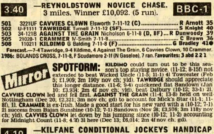 Reynoldstown Novices Chase (Grade II)