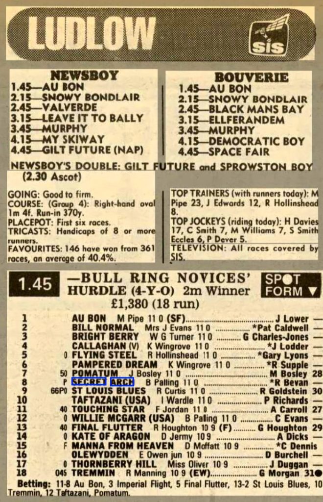 Bull Ring Novices Hurdle